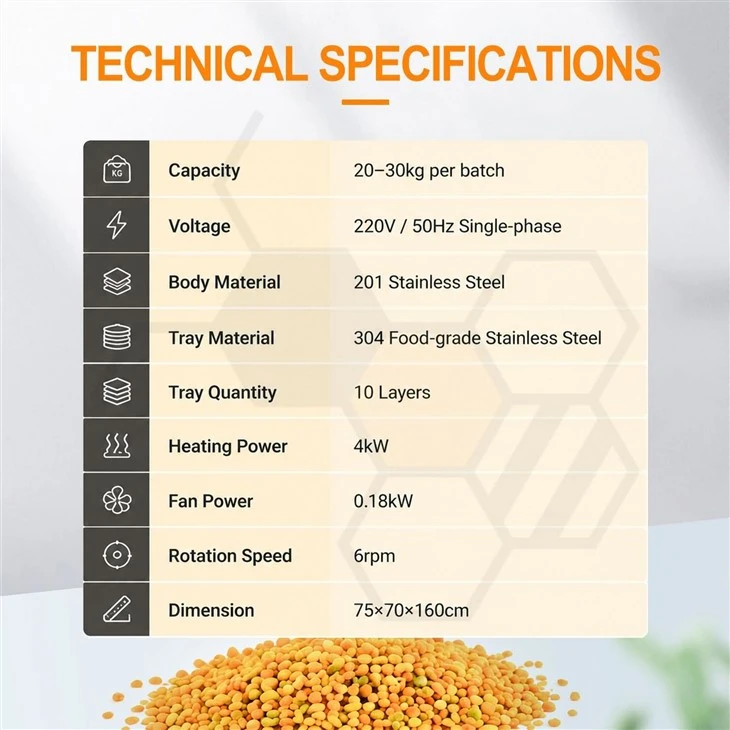 Bee Pollen Dryer factory