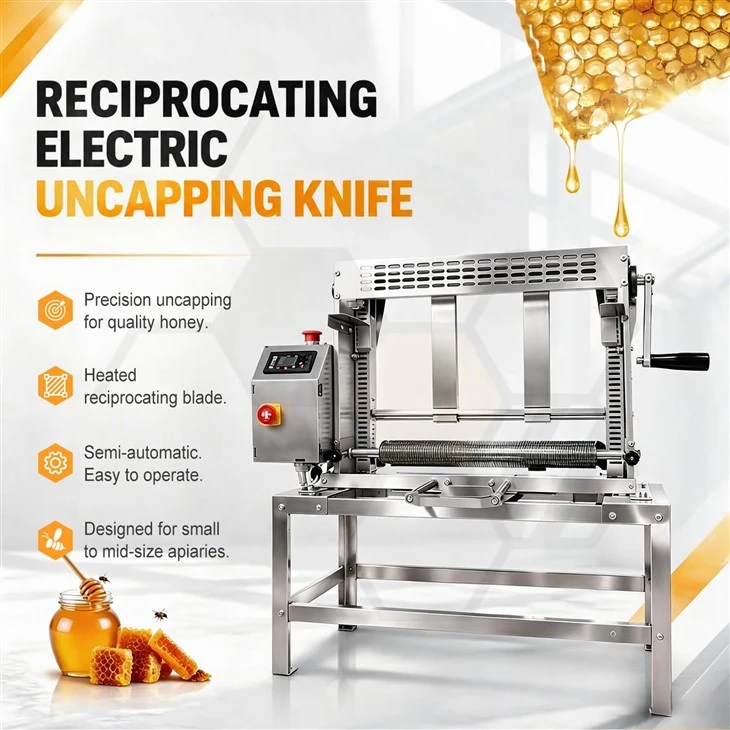 Honey Frame Uncapping Machine