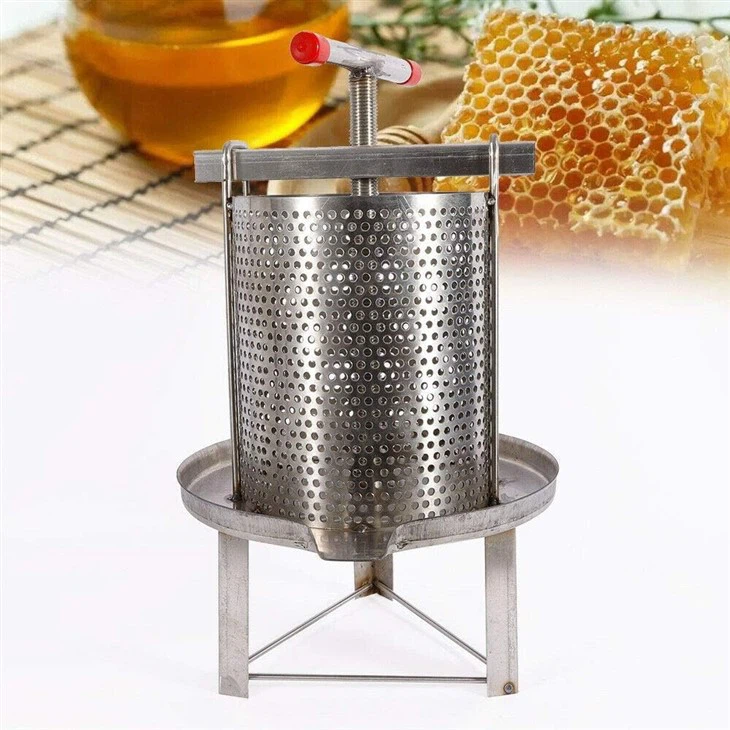 Manual Mesh Bee Beeswax Extractor Machine With Filter Screen