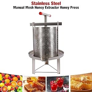 Manual Mesh Bee Beeswax Extractor Machine With Filter Screen