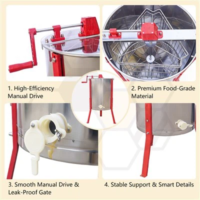 Dadant Manual 3-Frame Honey Extractor