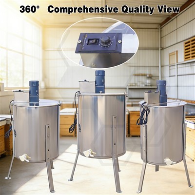 Electric 3-Frame Dadant Honey Extractor
