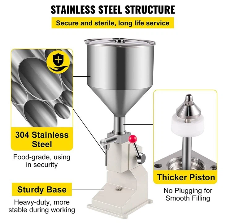 Manual Honey Jar Filling Machine